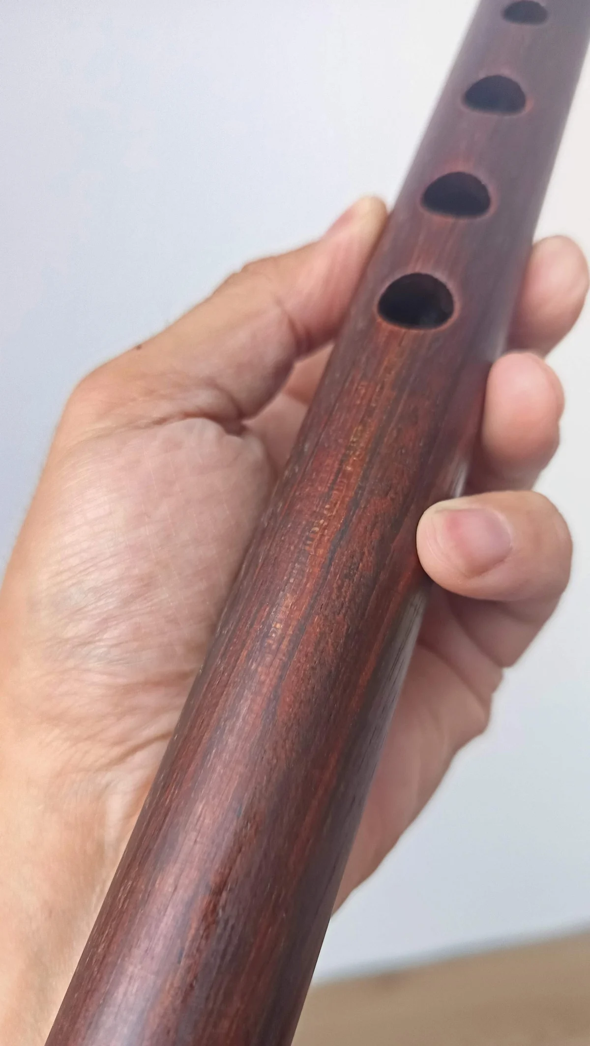 Quena de lujo en madera de cocobolo - Imagen 3
