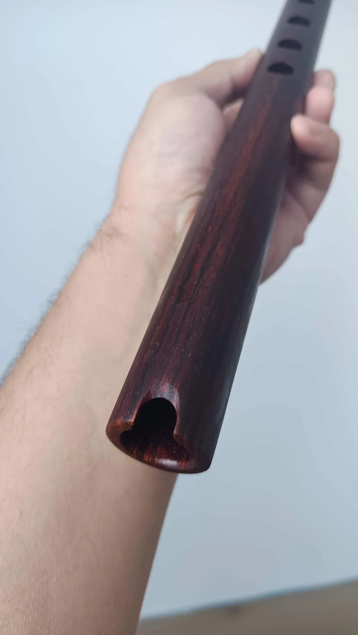 Quena de lujo en madera de cocobolo - Imagen 7